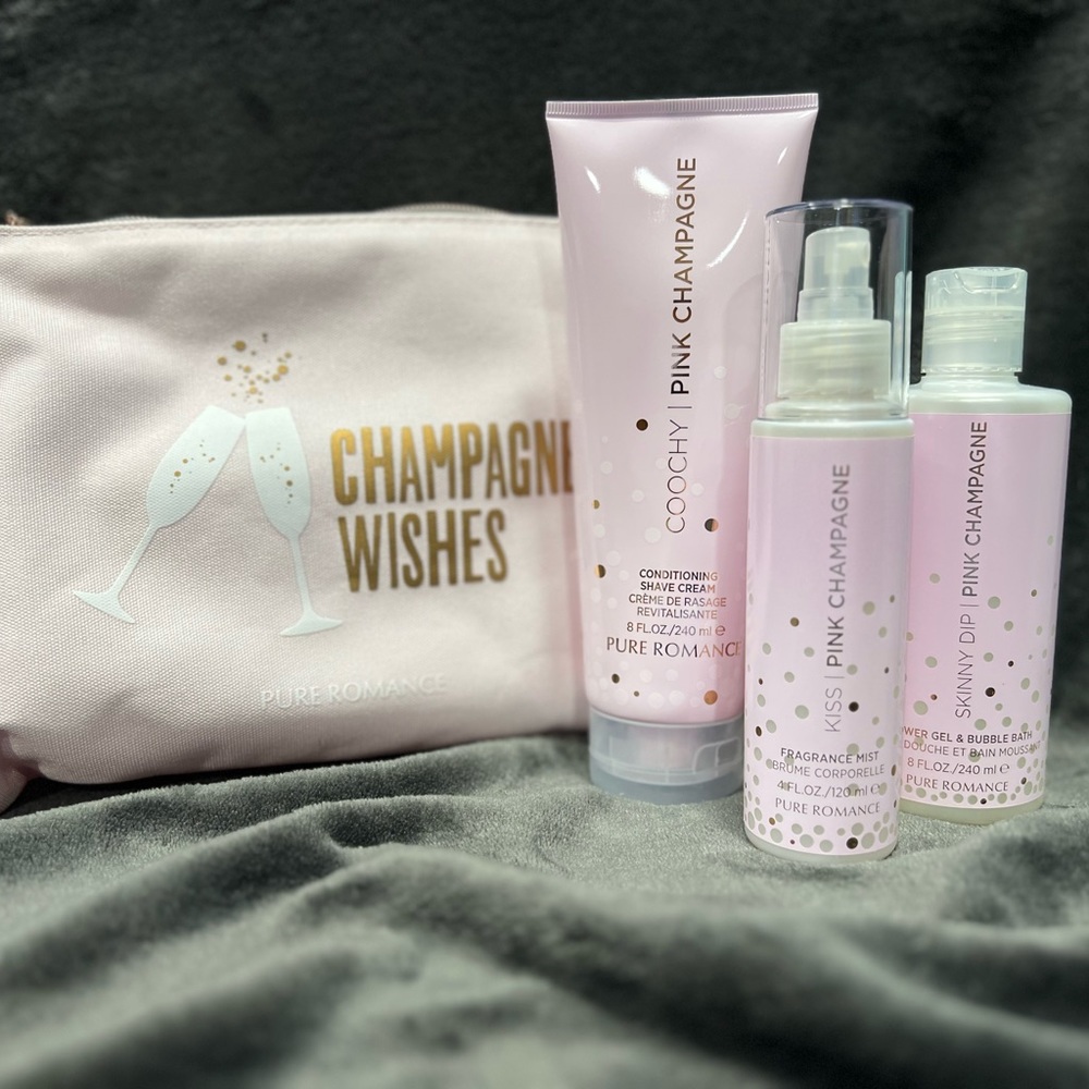 Champagne Wishes Set - Coochy, Kiss, & Skinny Dip